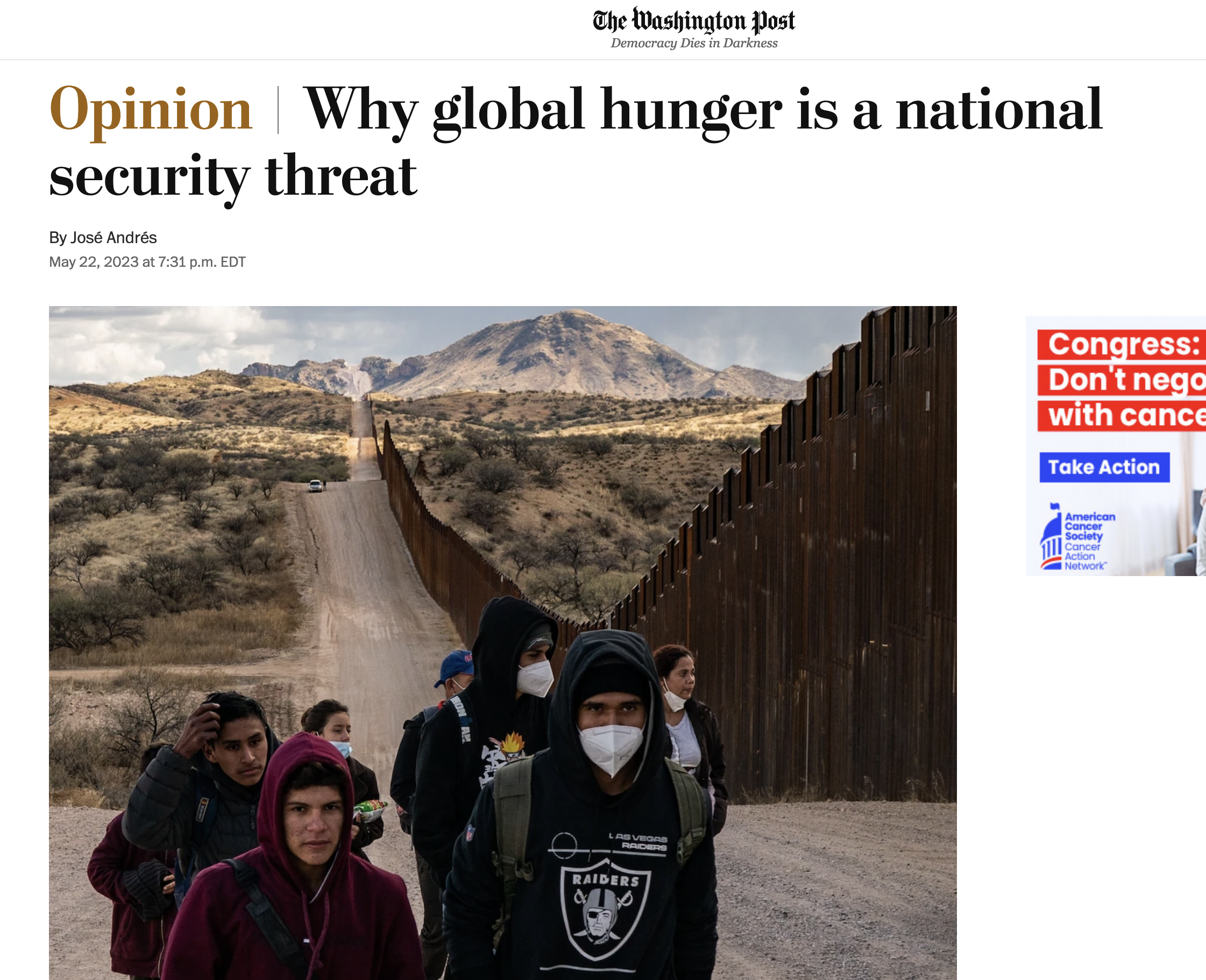 Opinion article on GFI | The Washington Post