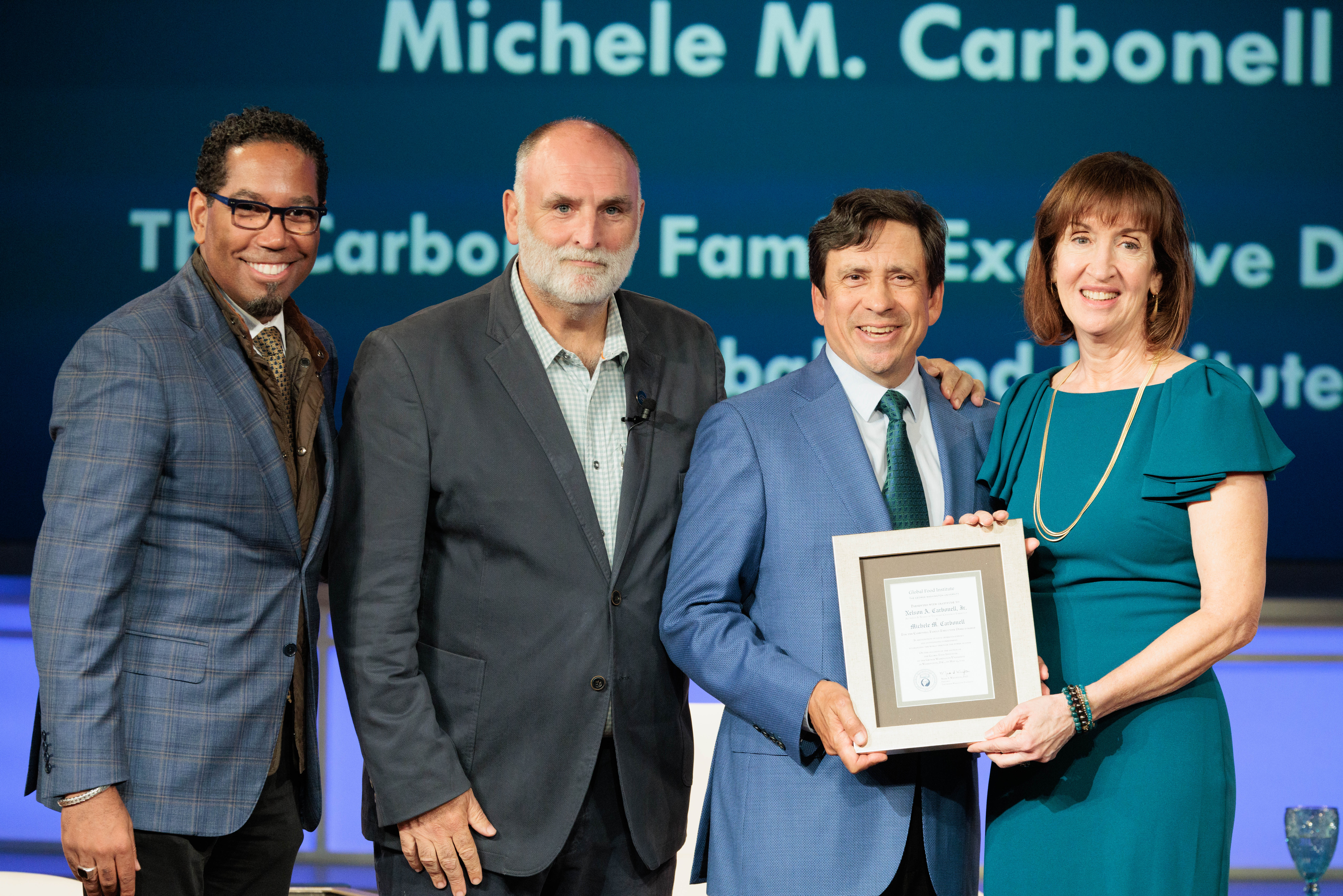 Provost Bracey, Jose Andres, Nelson Carbonell, Michele Carbonell