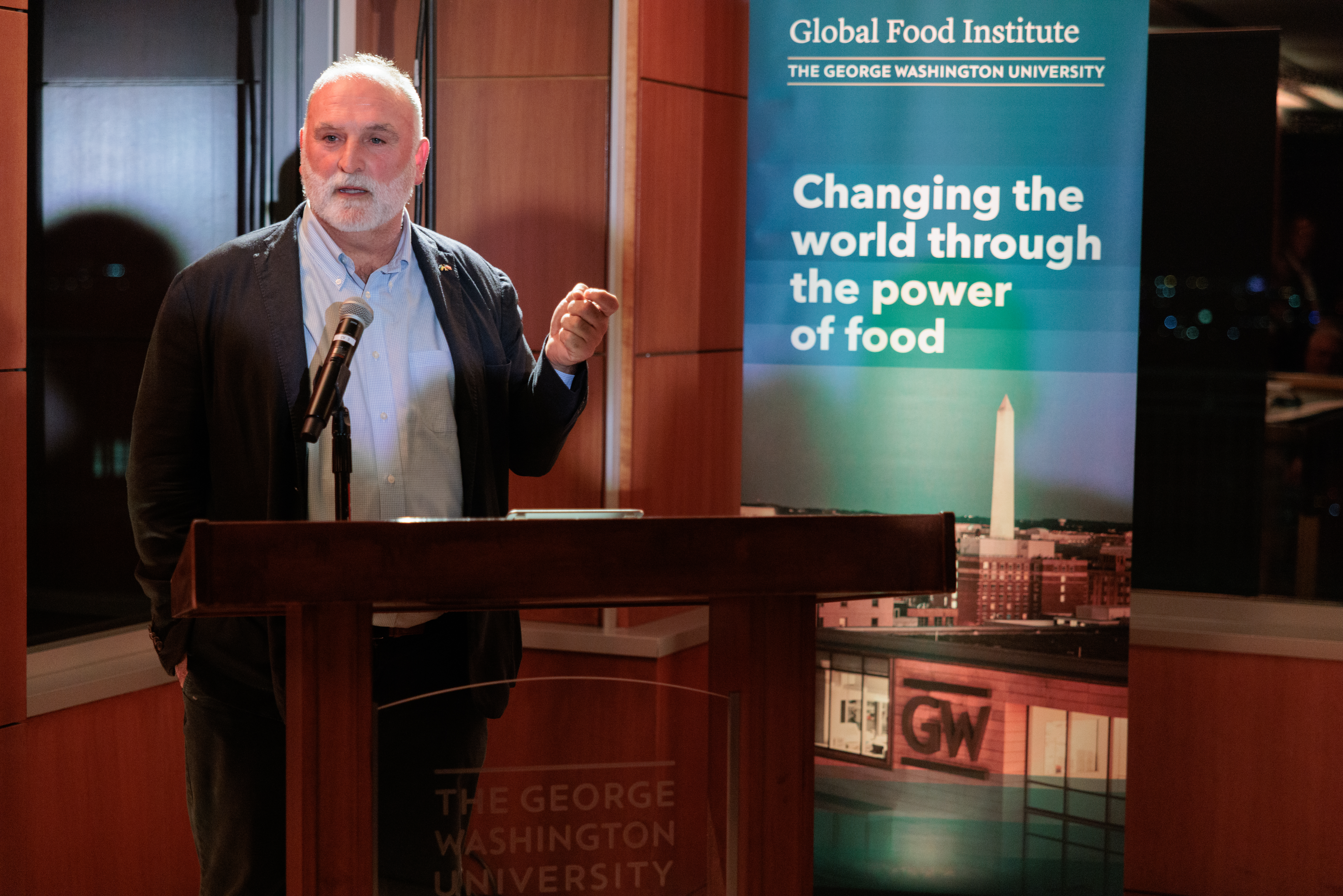 Jose Andres at Global Food Institute White House Reception