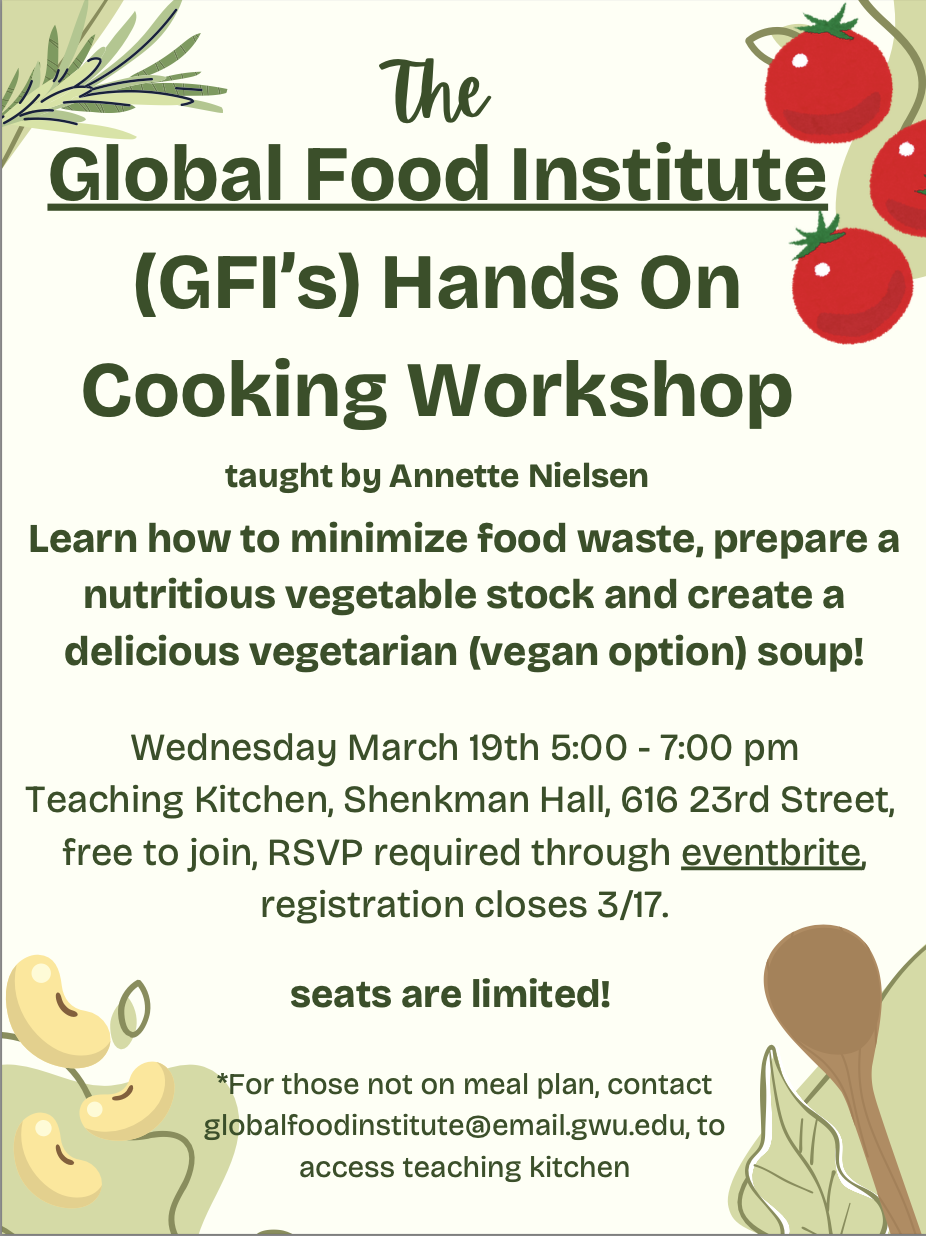 Hands On Cooking Event Invitation
