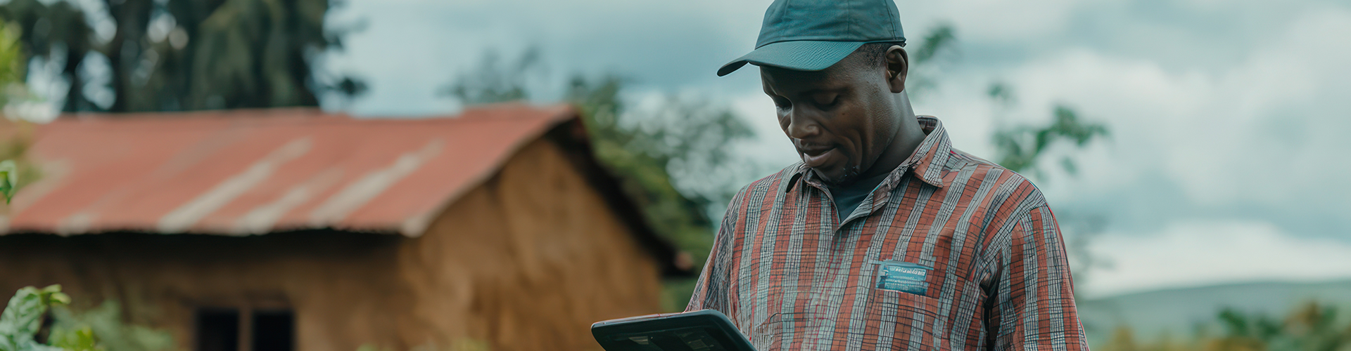 smallholderheader.png man on tablet in crop field