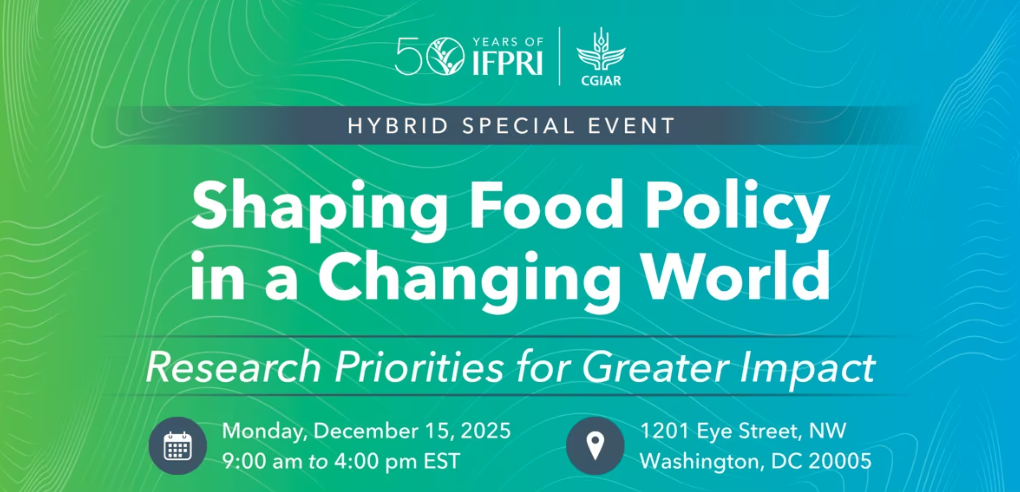 IFPRI Event December 2025